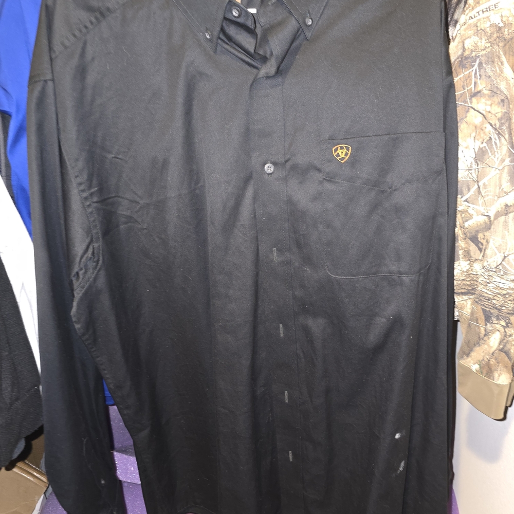 Ariat Men's Black Dress Shirt